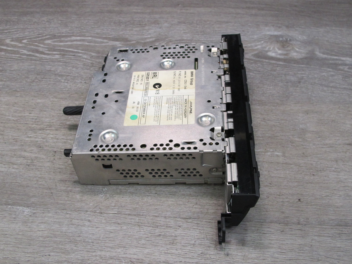 2001-2004 BMW E46 Radio Business CD Player Receiver 6927902