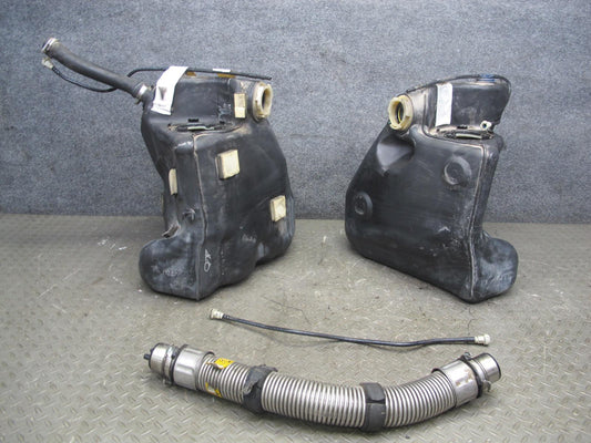 2004-2009 Cadillac XLR Right Left Gas Fuel Tank Reservoir W/ Cross Over Tube Set