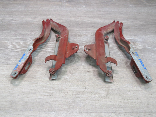 98-02 Chevrolet Camaro Set of 2 Front Left & Right Hood Bonnet Hinge RED OEM
