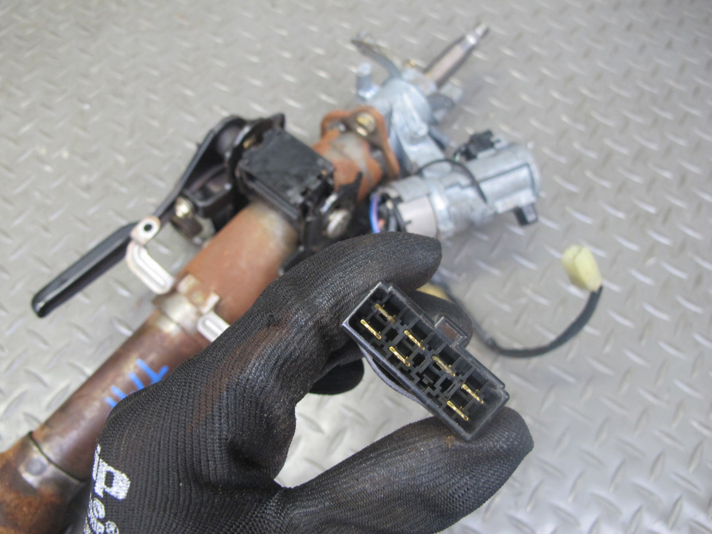 85-89 Toyota MR2 AW15 Steering Column W/ Tilt Switch & Ignition Assembly OEM