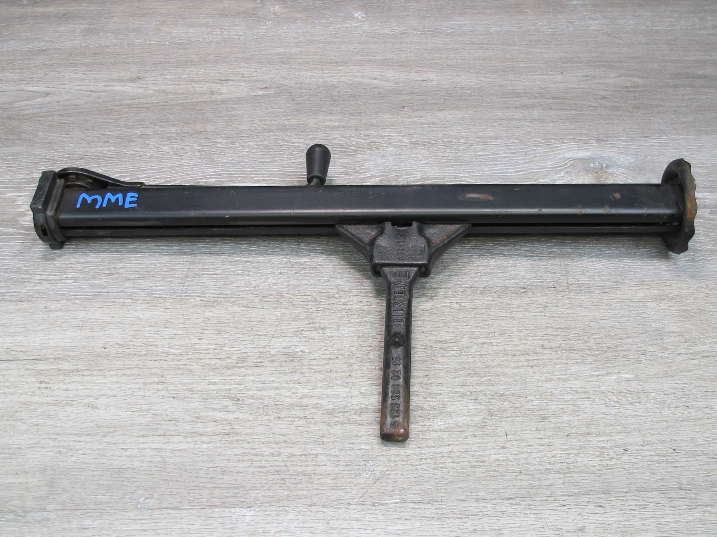 75-85 Mercedes W123 Emergency Spare Tire Lift Jack Tool 1235830215 OEM