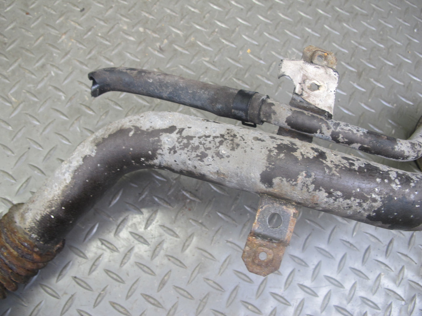 90-96 Nissan Z32 300ZX 2+0 Fuel Tank Filler Neck Pipe w Cap OEM