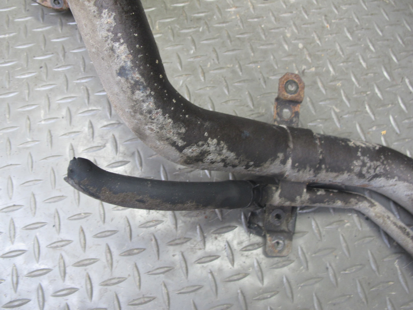 90-96 Nissan Z32 300ZX 2+0 Fuel Tank Filler Neck Pipe w Cap OEM