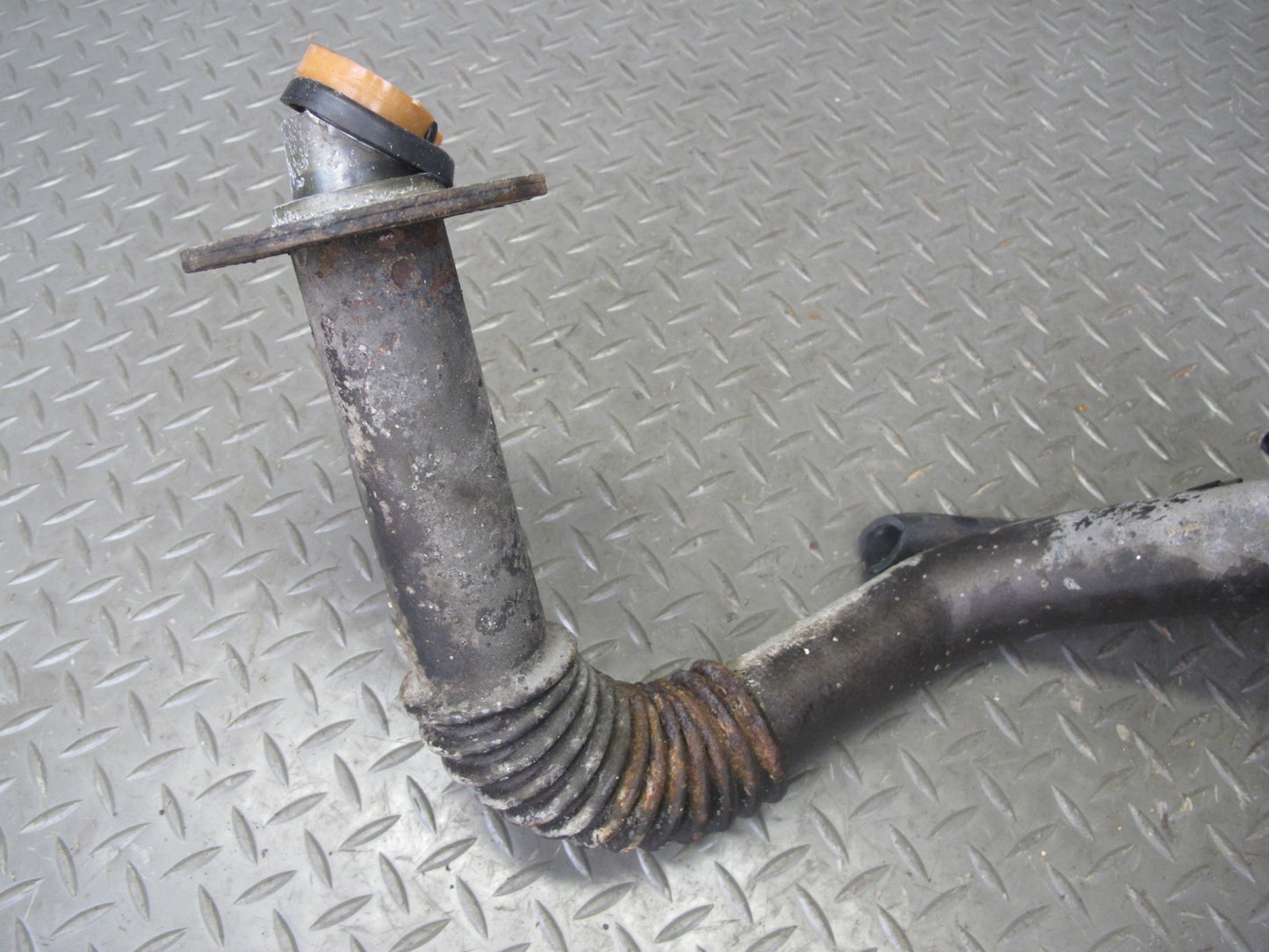 90-96 Nissan Z32 300ZX 2+0 Fuel Tank Filler Neck Pipe w Cap OEM