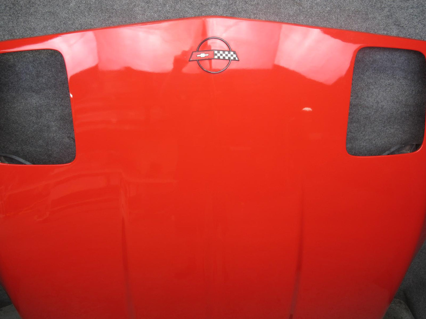 85-96 Chevrolet Corvette C4 Front Hood Bonnet Shell Panel Cover Torch RED OEM