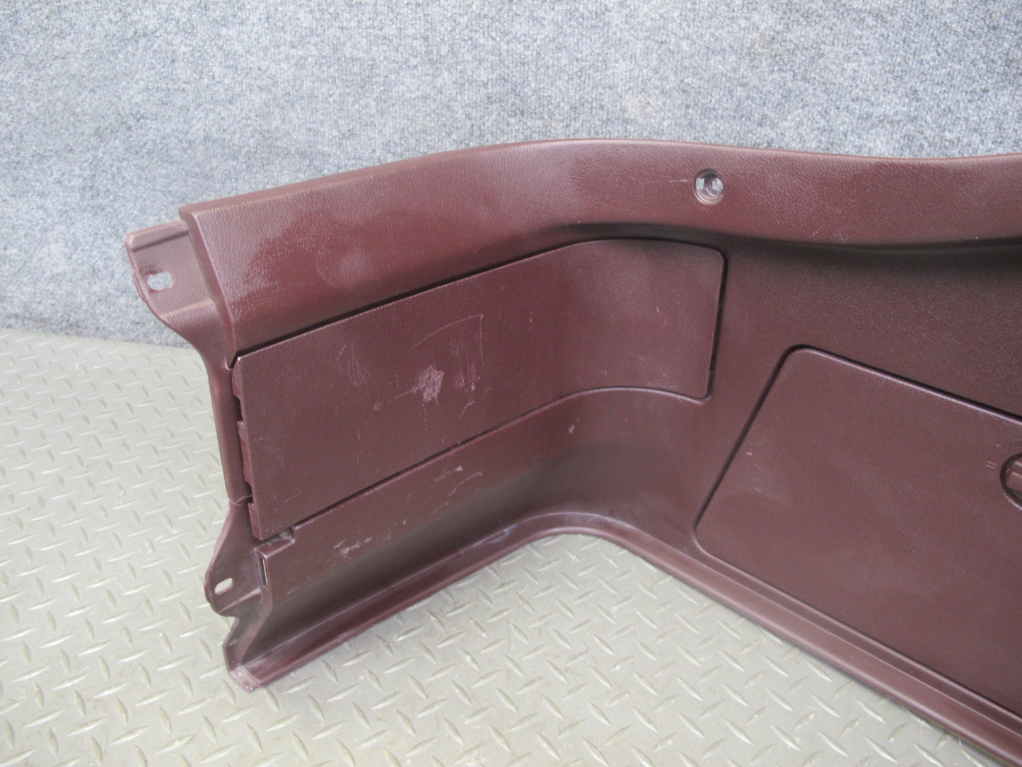 86-92 Toyota Supra MK3 NA Rear Left Quarter Trunk Trim Cover Panel Maroon OEM