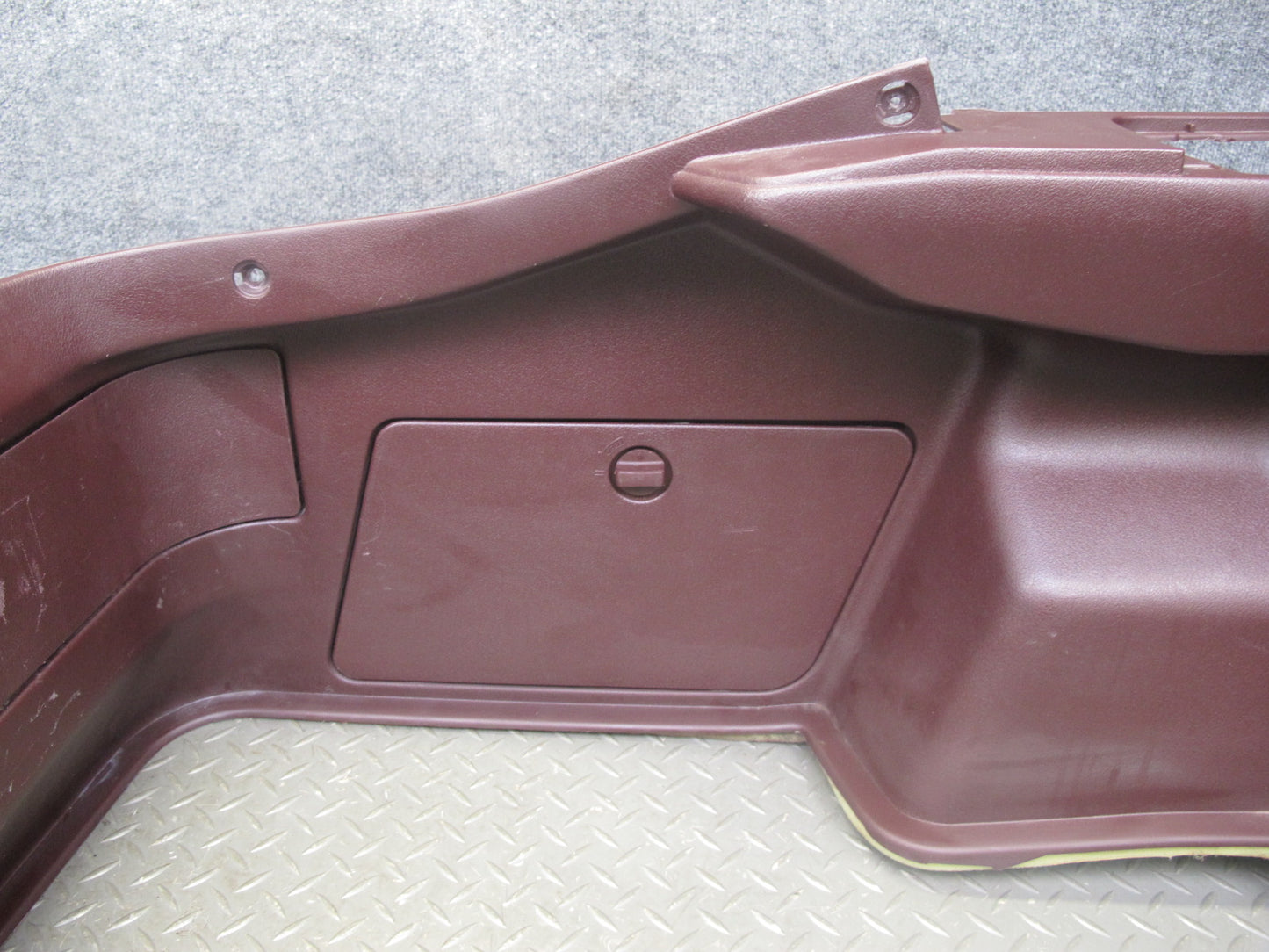 86-92 Toyota Supra MK3 NA Rear Left Quarter Trunk Trim Cover Panel Maroon OEM