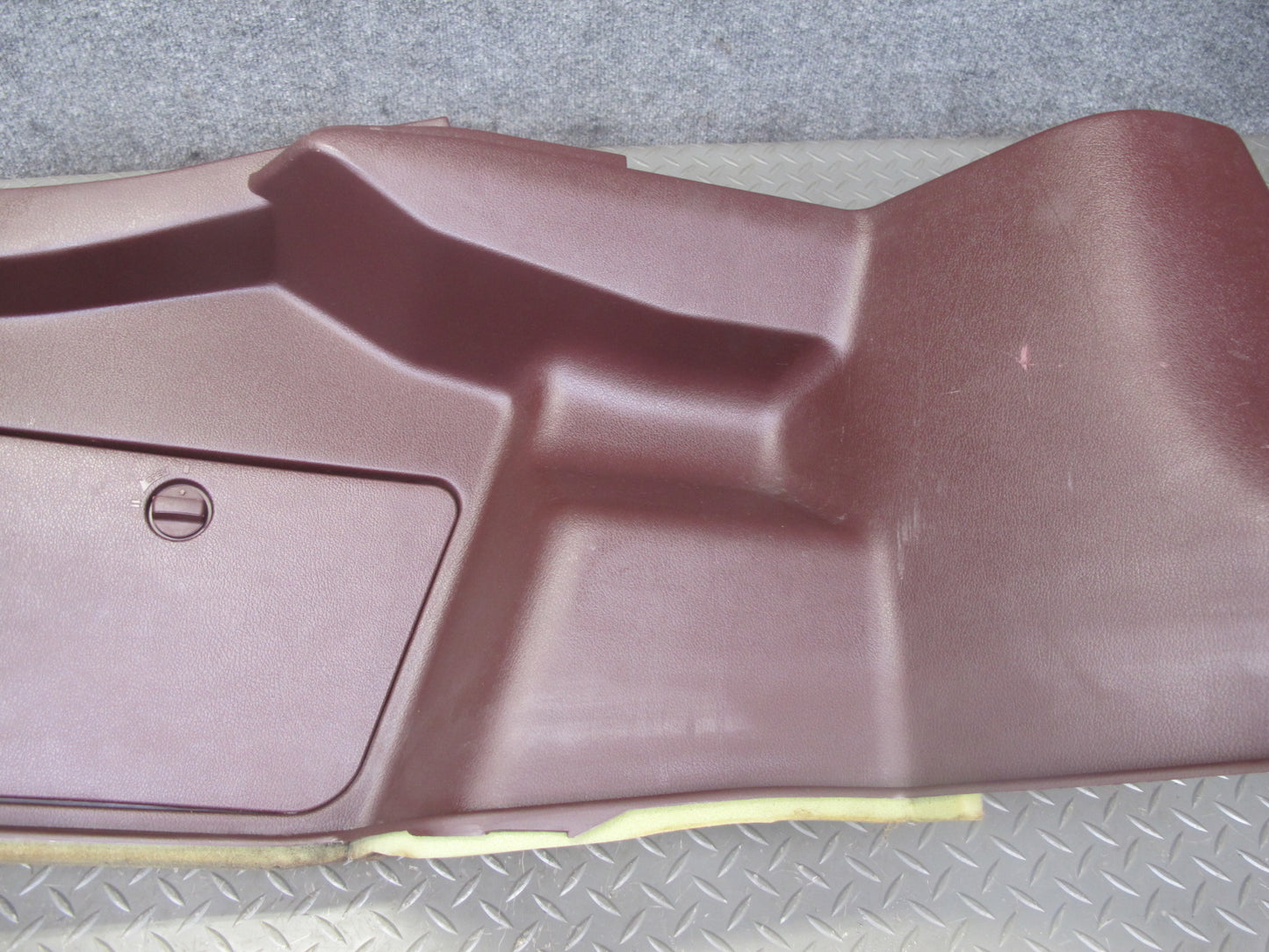 86-92 Toyota Supra MK3 NA Rear Left Quarter Trunk Trim Cover Panel Maroon OEM
