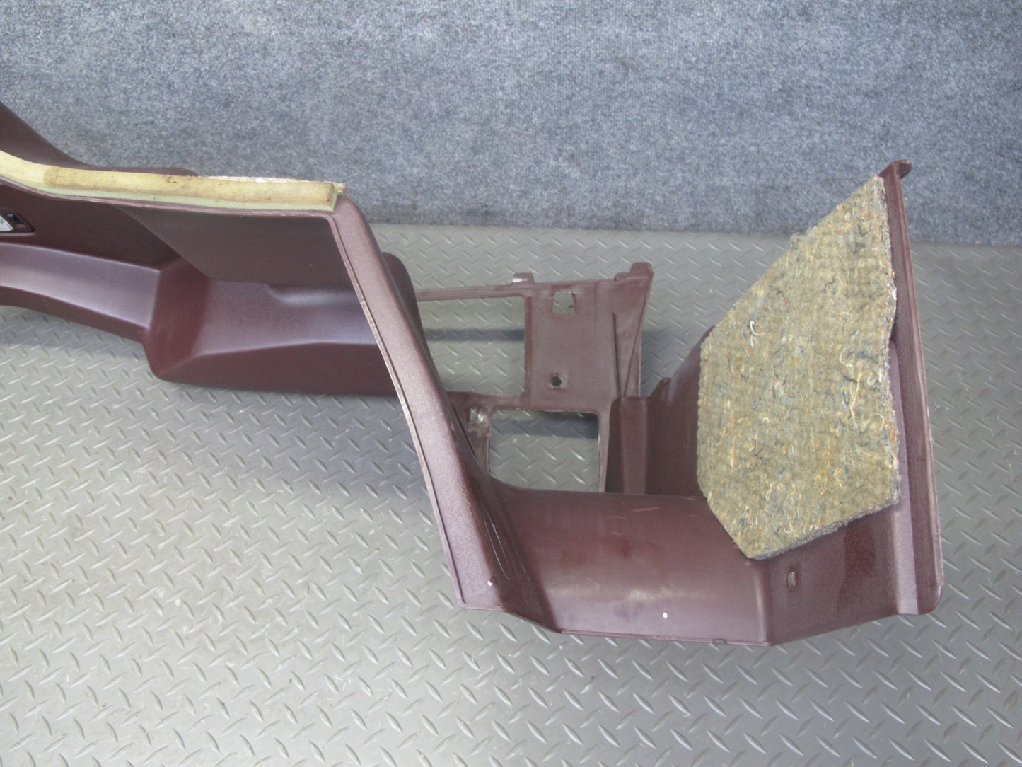 86-92 Toyota Supra MK3 NA Rear Right Quarter Trunk Trim Cover Panel Maroon OEM