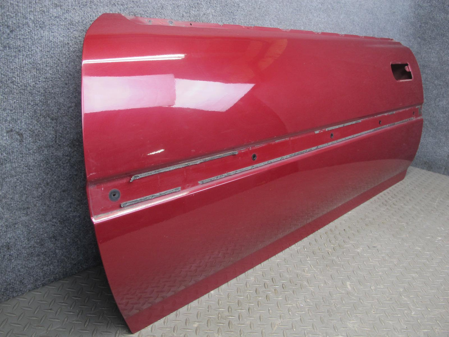 86-92 Toyota Supra MK3 NA Left Driver Door Shell Panel RED OEM