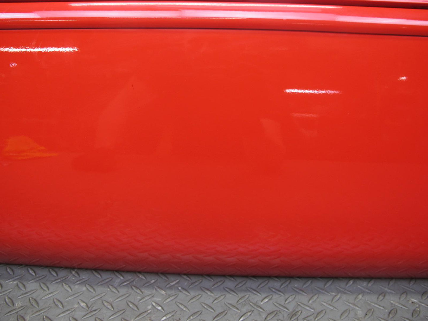 84-94 Chevrolet Corvette C4 Left Driver Door Shell Panel RED w Molding OEM