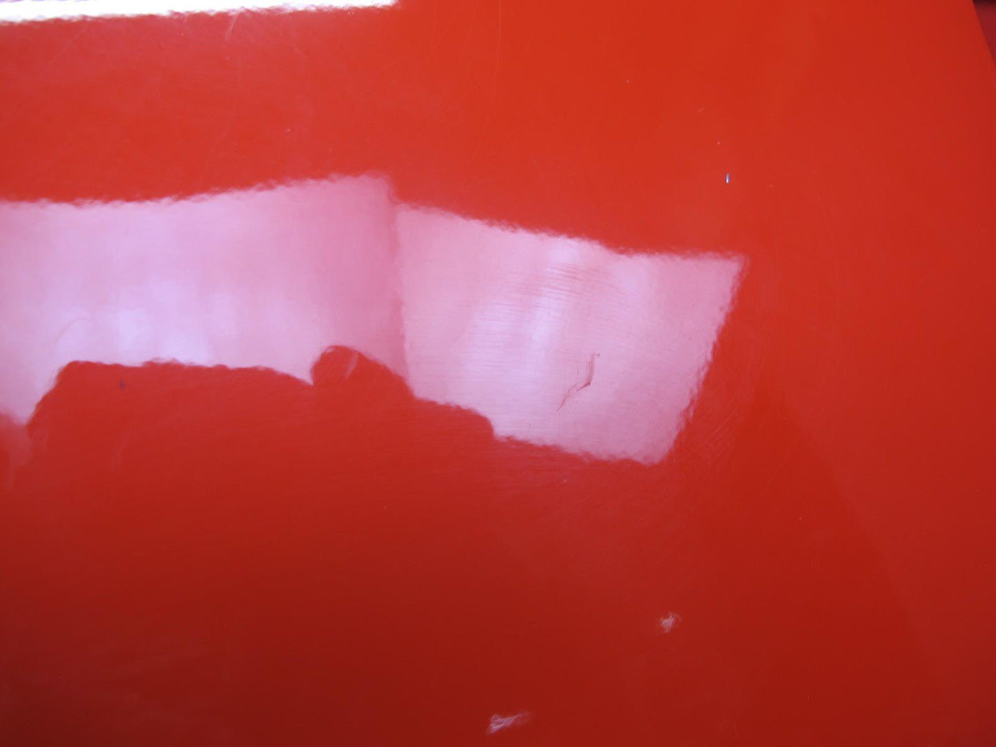 84-94 Chevrolet Corvette C4 Left Driver Door Shell Panel RED w Molding OEM