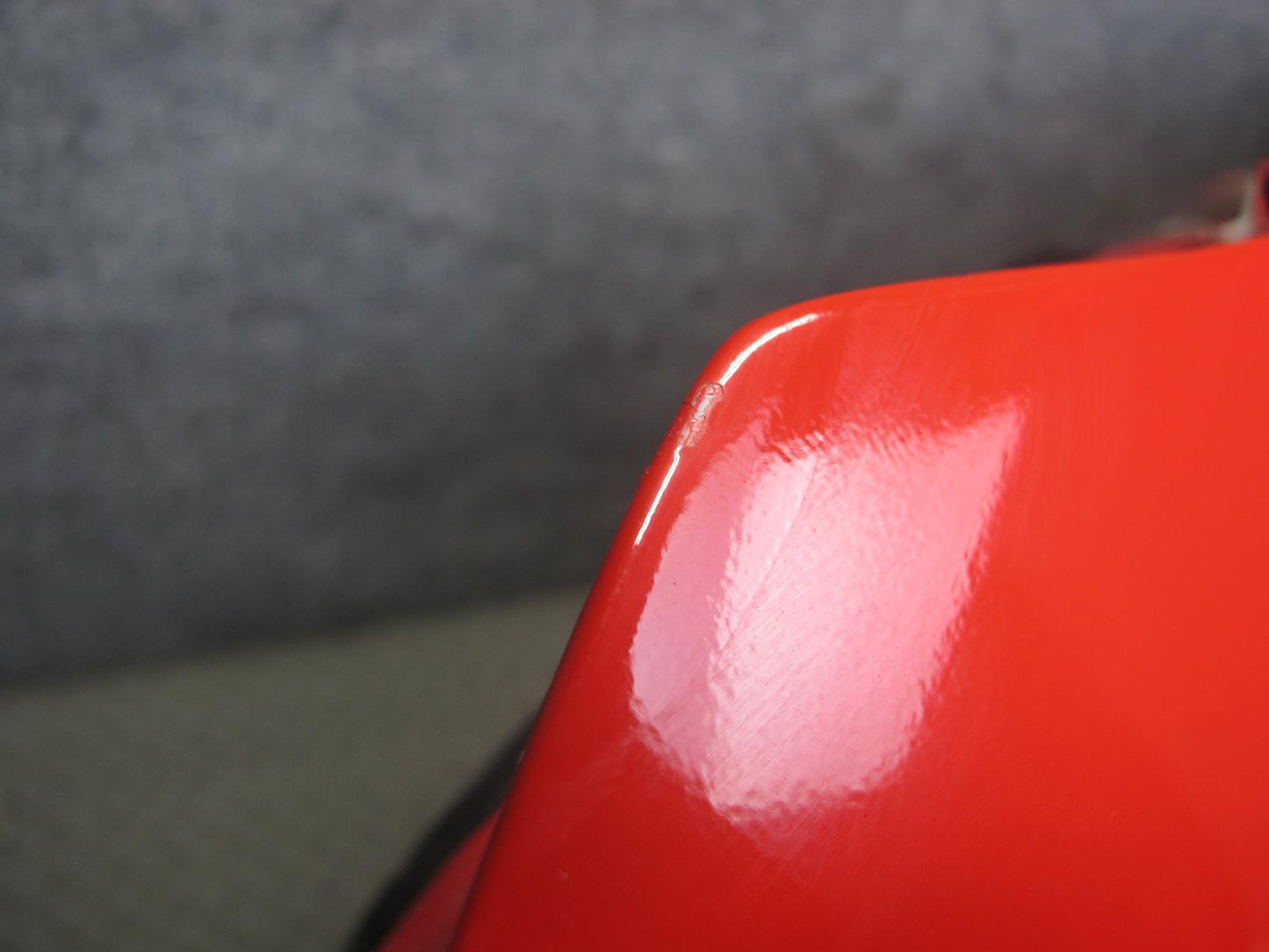 84-94 Chevrolet Corvette C4 Left Driver Door Shell Panel RED w Molding OEM