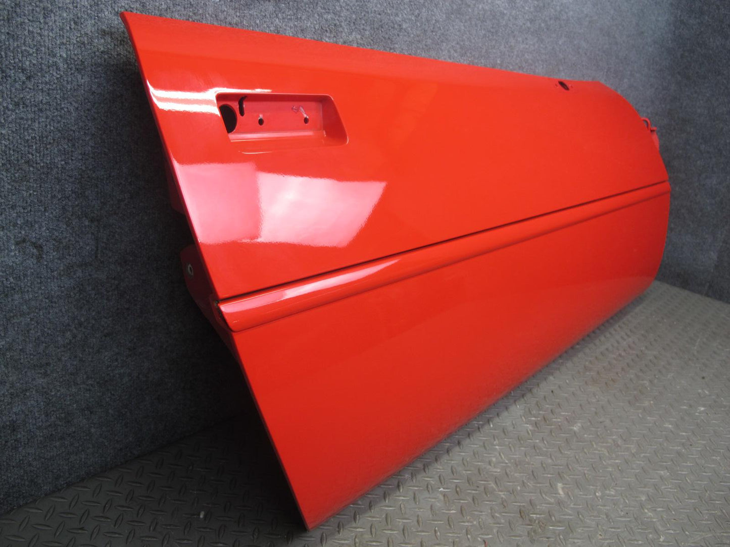 84-94 Chevrolet Corvette C4 Right Passenger Door Shell Panel RED w Molding OEM