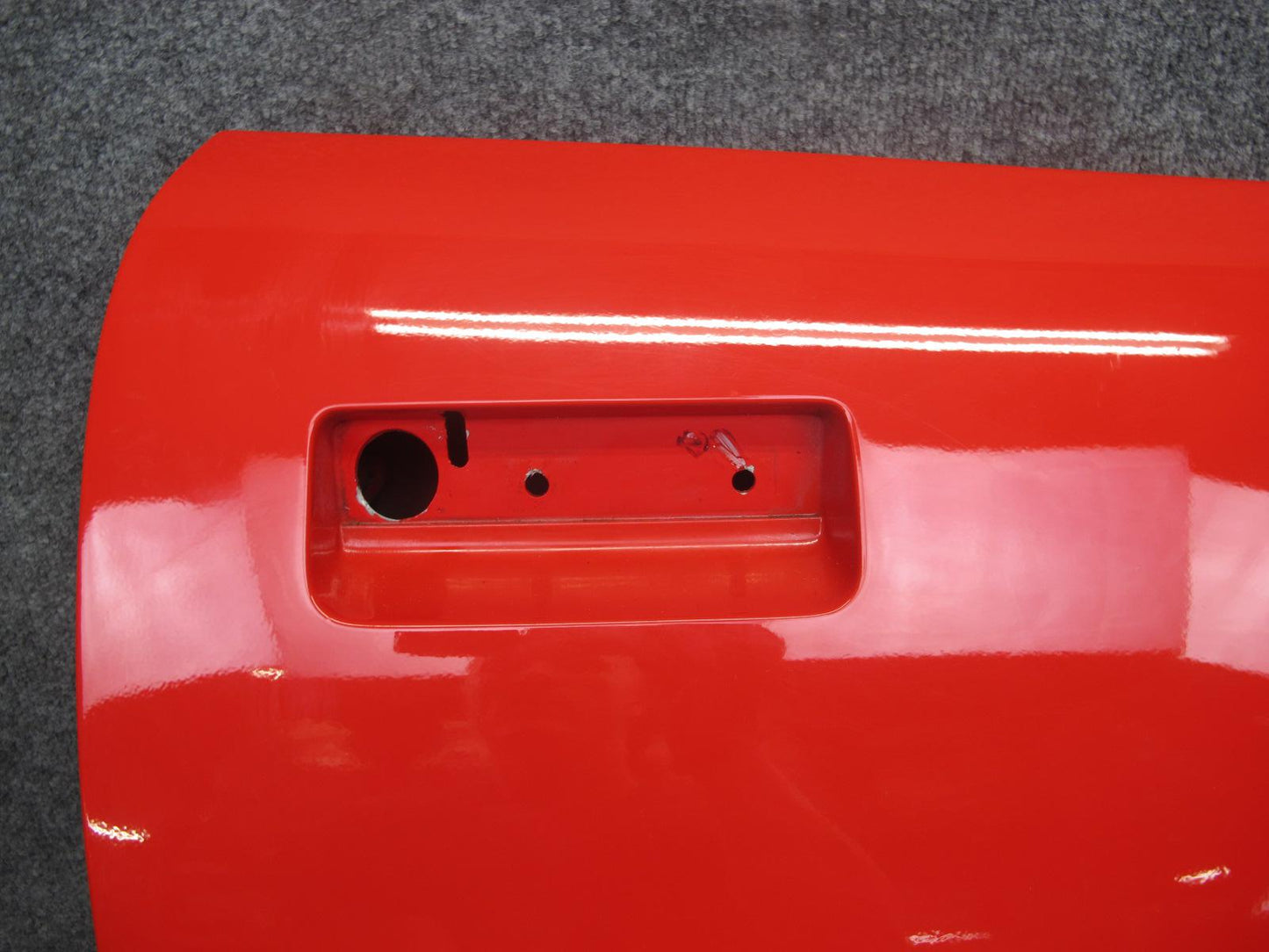 84-94 Chevrolet Corvette C4 Right Passenger Door Shell Panel RED w Molding OEM