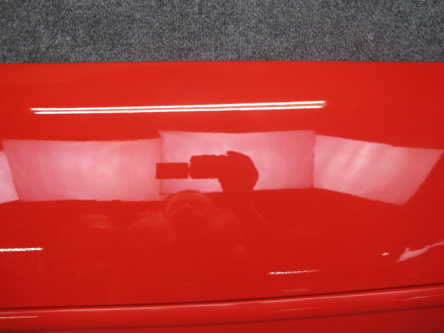 84-94 Chevrolet Corvette C4 Right Passenger Door Shell Panel RED w Molding OEM