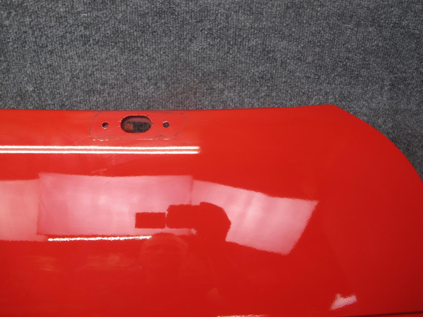 84-94 Chevrolet Corvette C4 Right Passenger Door Shell Panel RED w Molding OEM