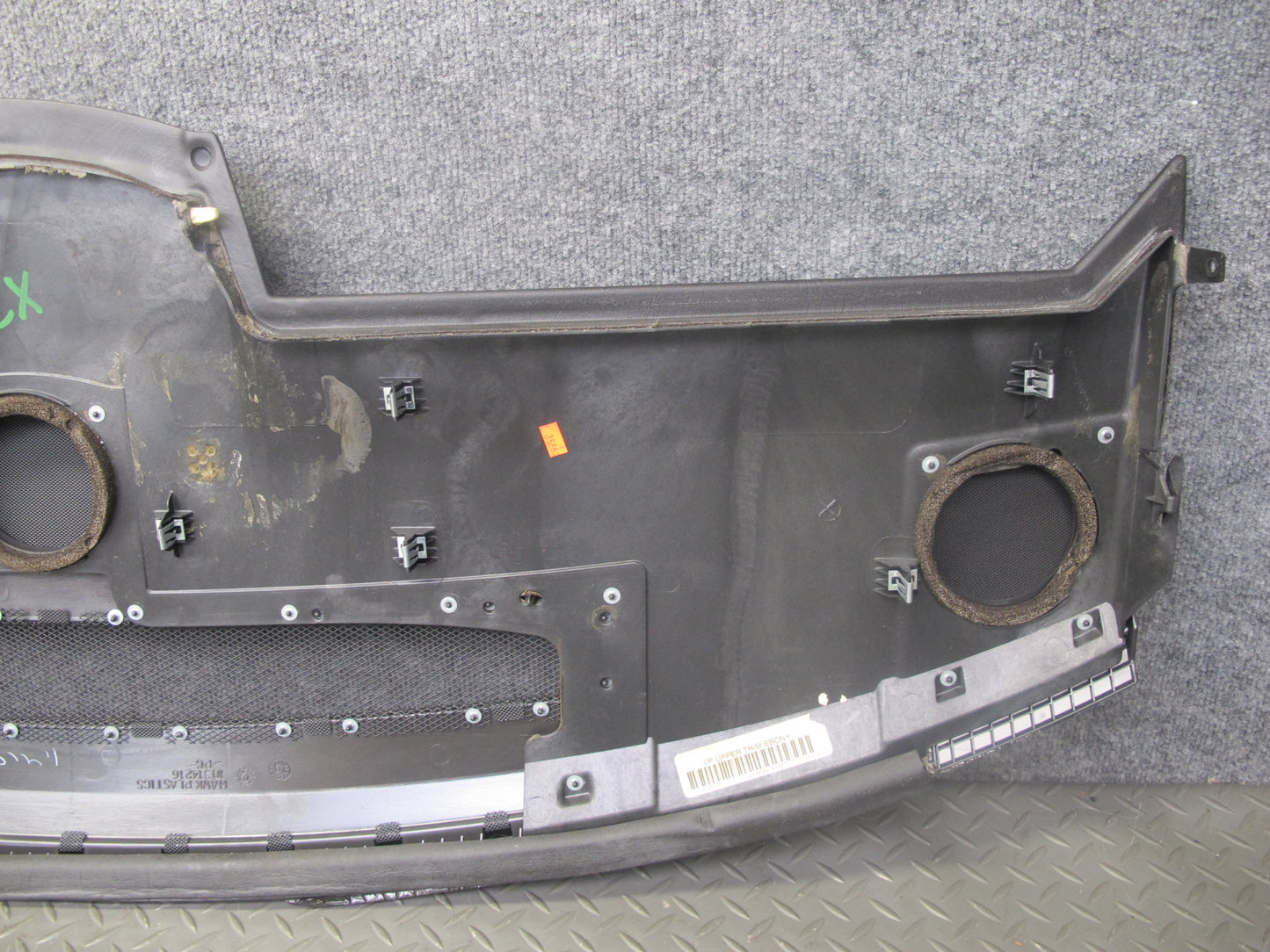 2004-2008 Cadillac XLR Dashboard Upper Cover Trim Panel Black 10352098