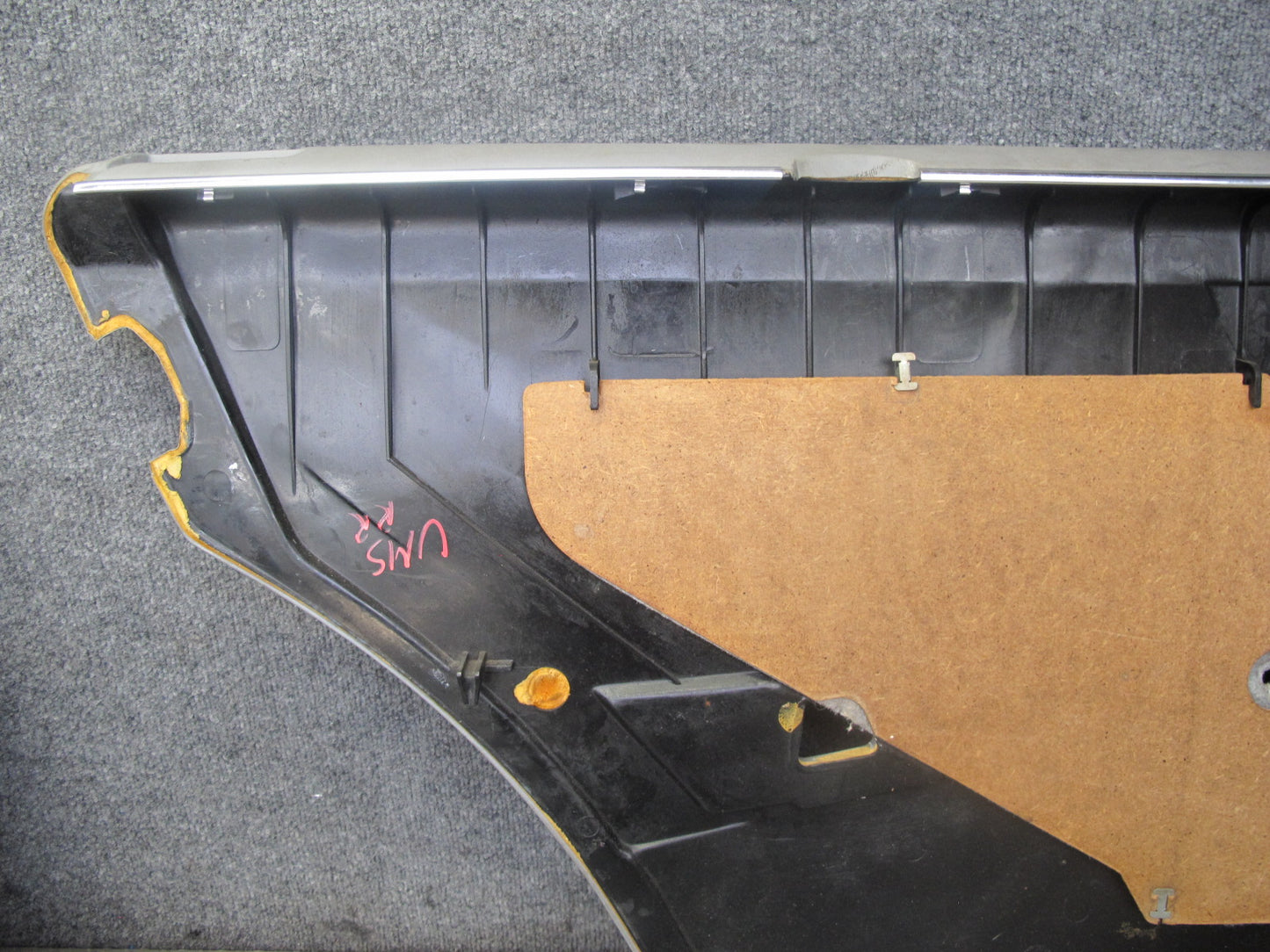 86-91 Mercedes W126 Set of 2 Rear Left & Right Door Interior Trim Panel OEM