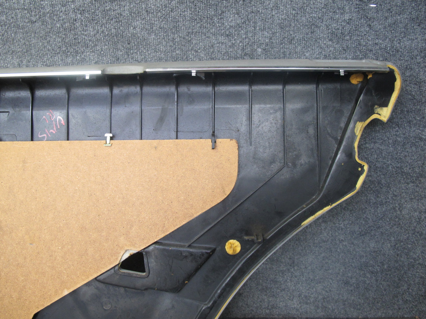 86-91 Mercedes W126 Set of 2 Rear Left & Right Door Interior Trim Panel OEM