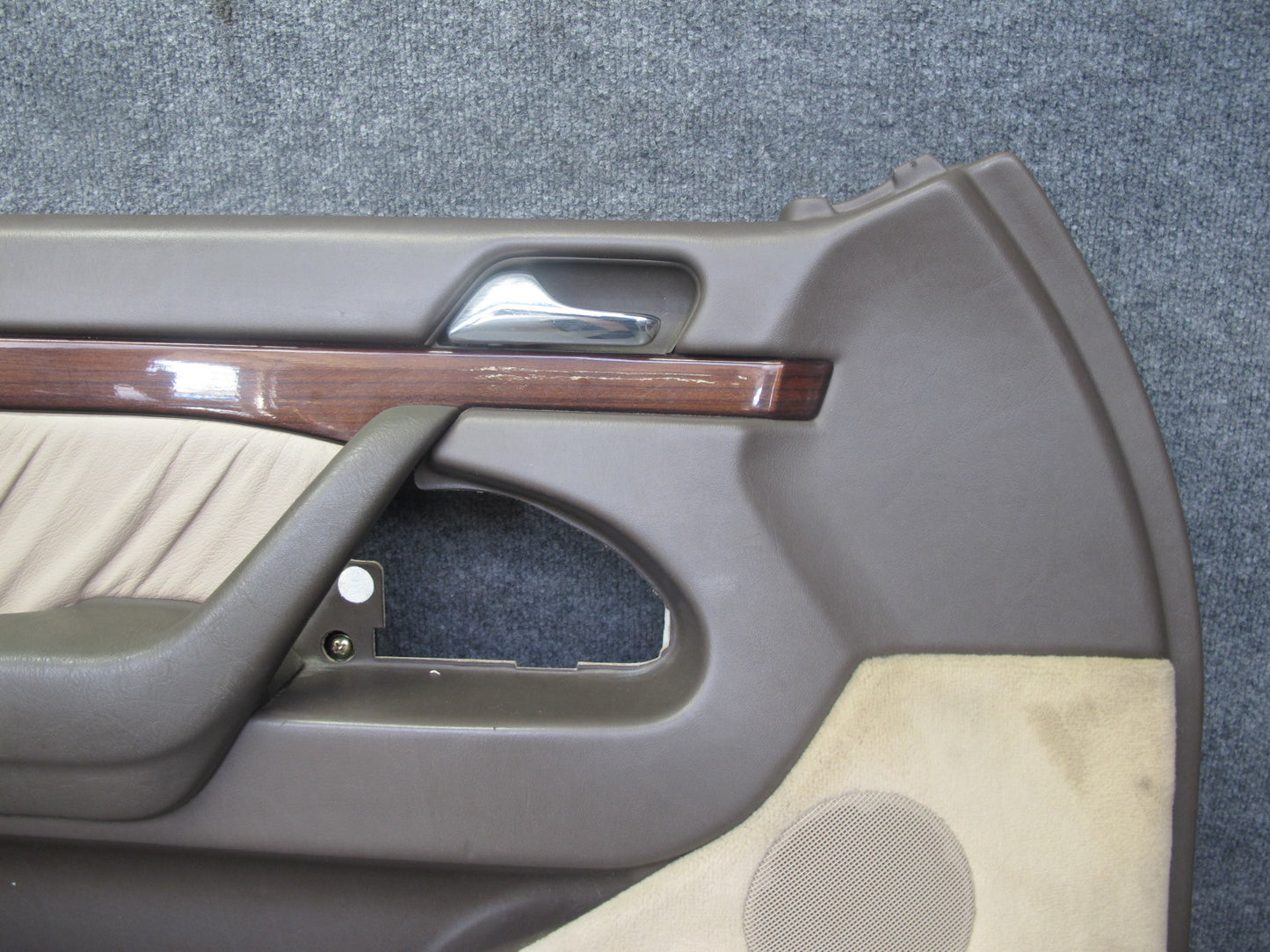 94-99 Mercedes W140 Sedan Front Left & Right Door Interior Trim Panel Set OEM