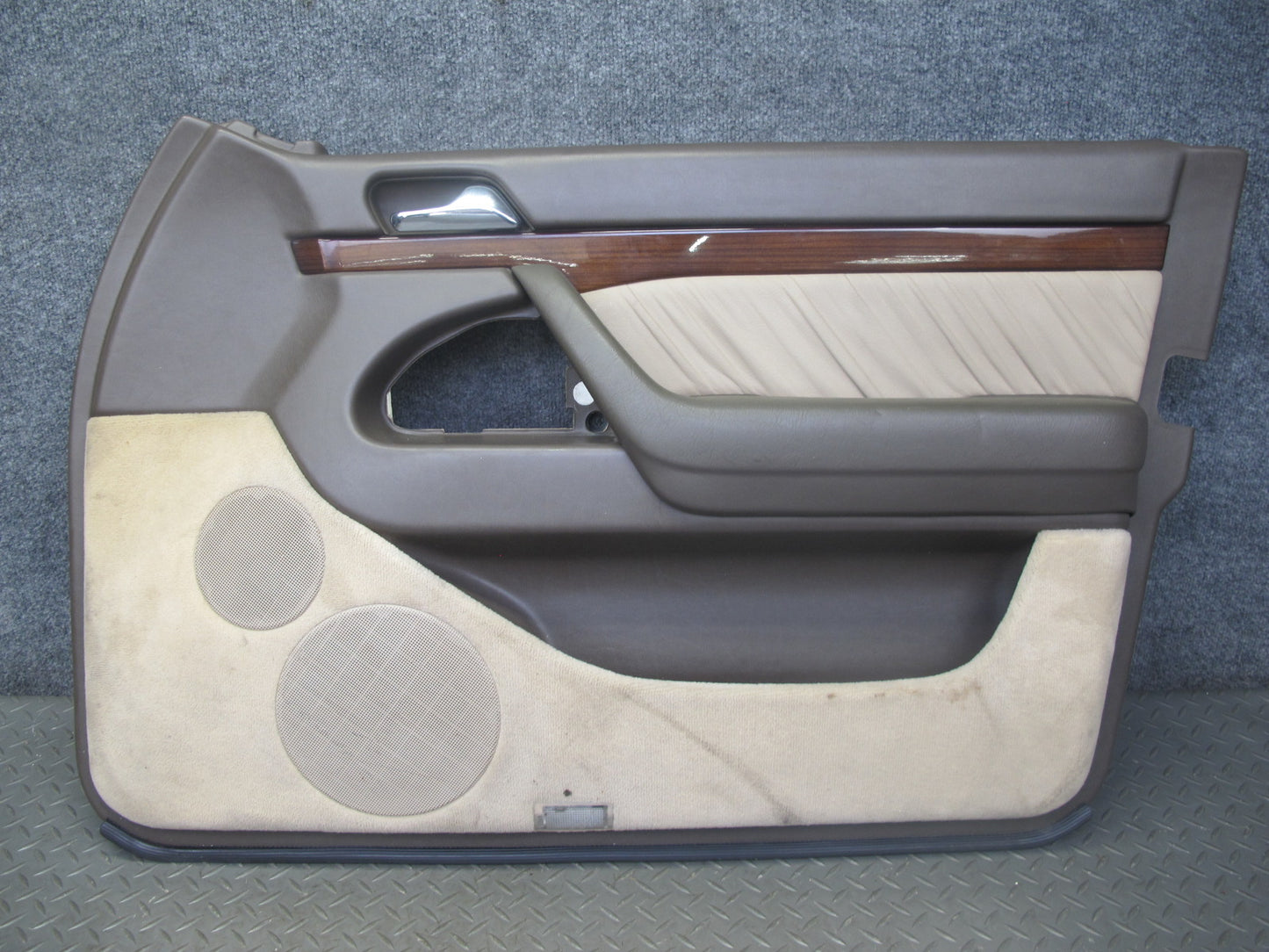 94-99 Mercedes W140 Sedan Front Left & Right Door Interior Trim Panel Set OEM