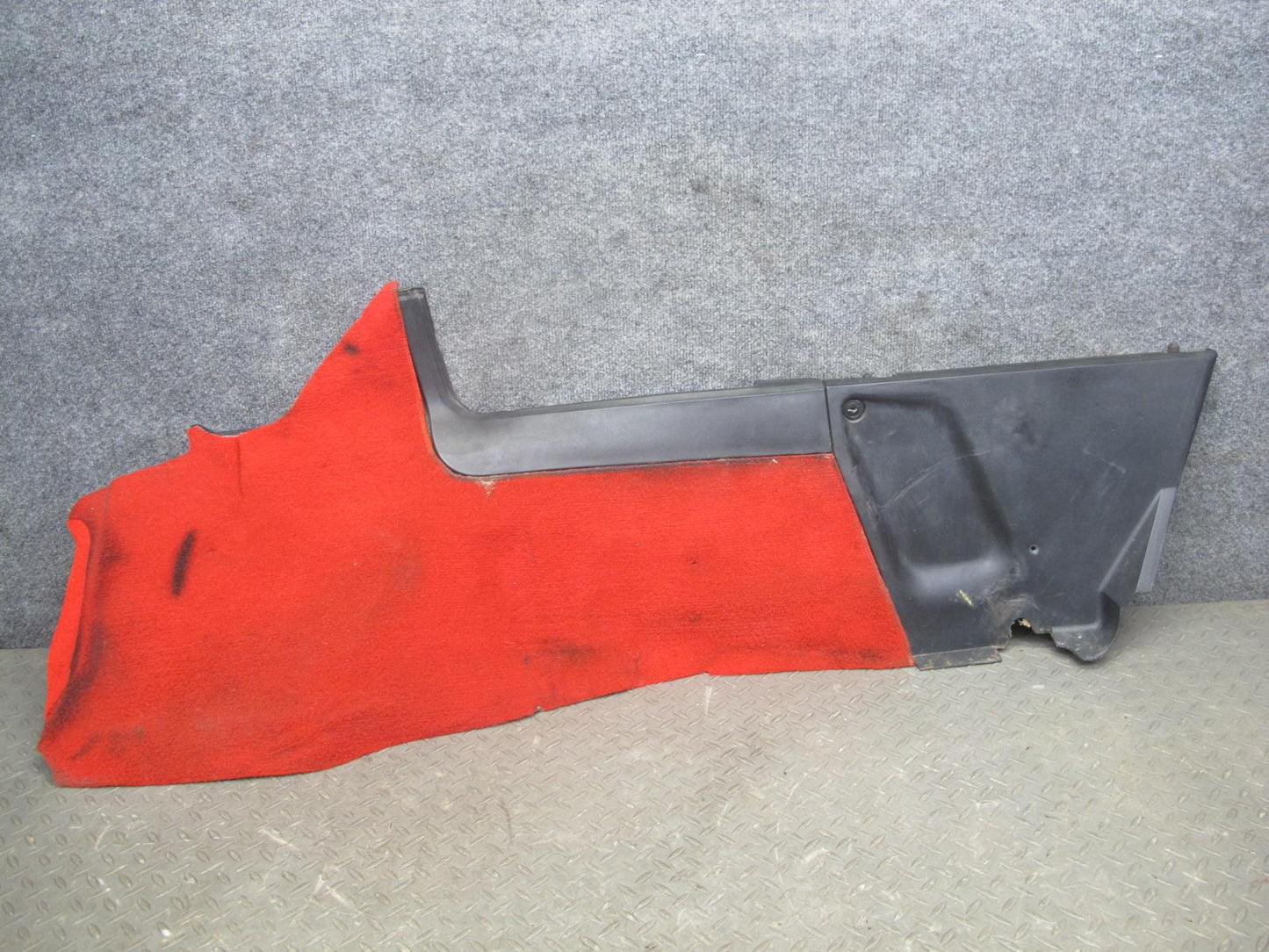 90-93 Chevrolet Corvette C4 Carpet Floor MAT Center Console Cover Set RED OEM