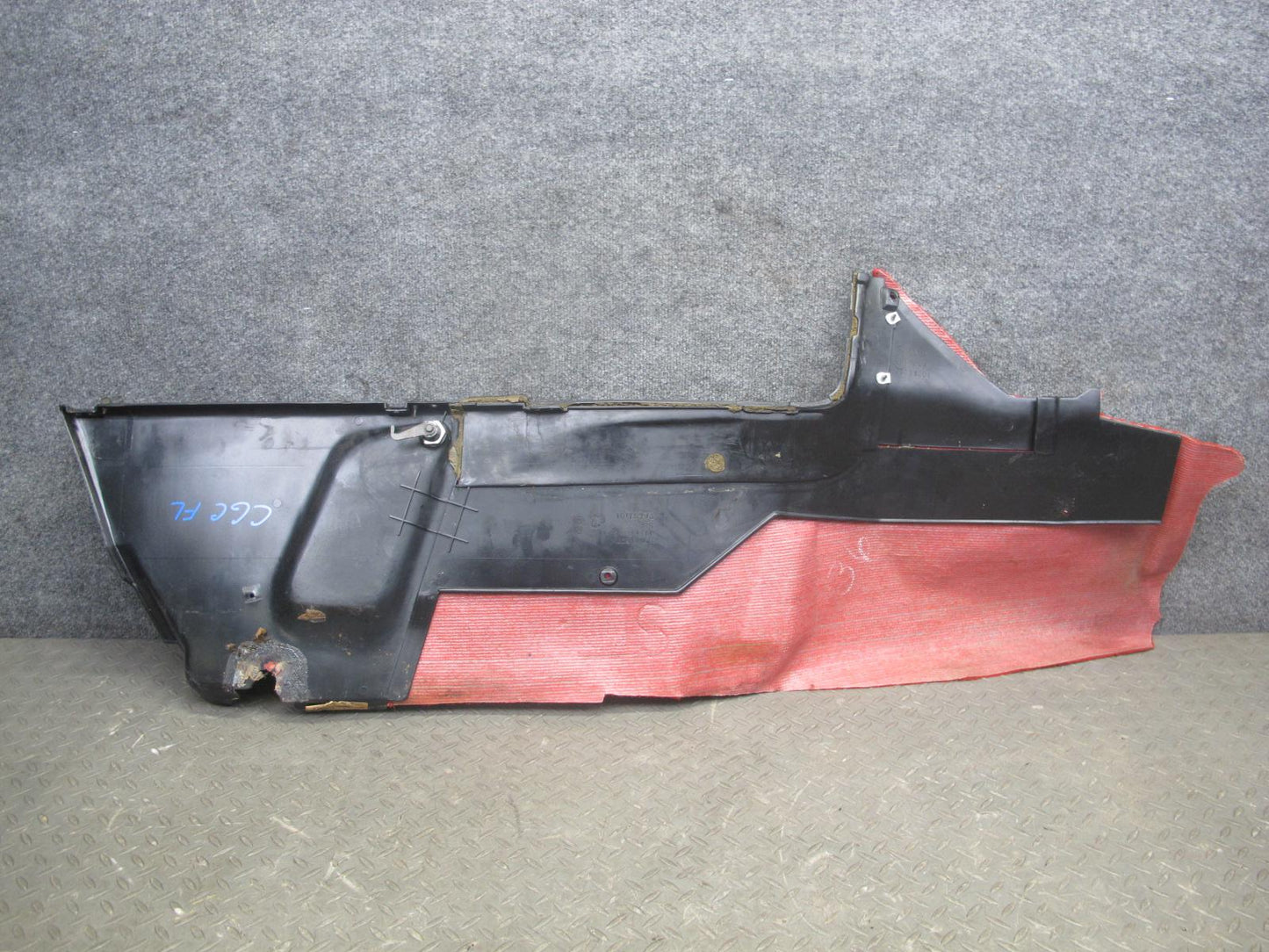 90-93 Chevrolet Corvette C4 Carpet Floor MAT Center Console Cover Set RED OEM