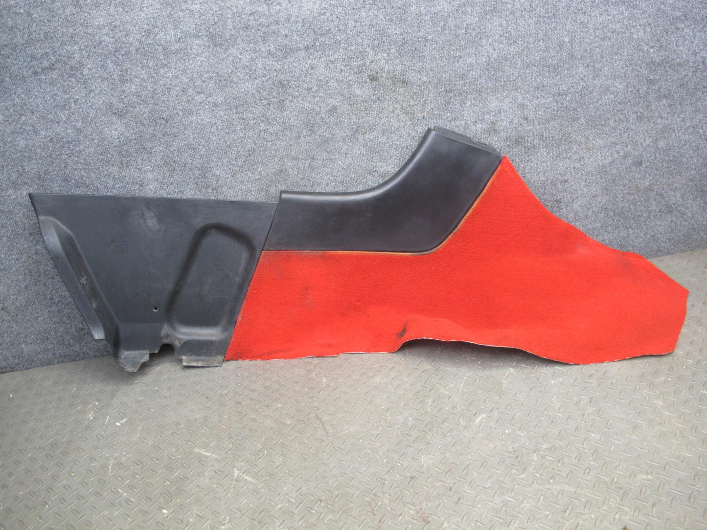 90-93 Chevrolet Corvette C4 Carpet Floor MAT Center Console Cover Set RED OEM