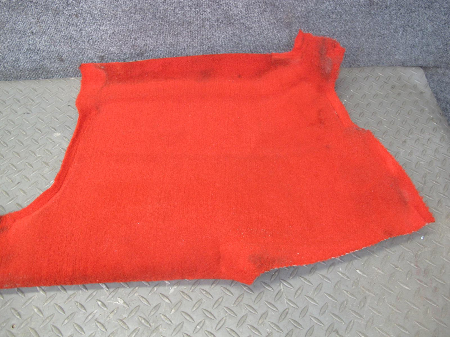 90-93 Chevrolet Corvette C4 Carpet Floor MAT Center Console Cover Set RED OEM