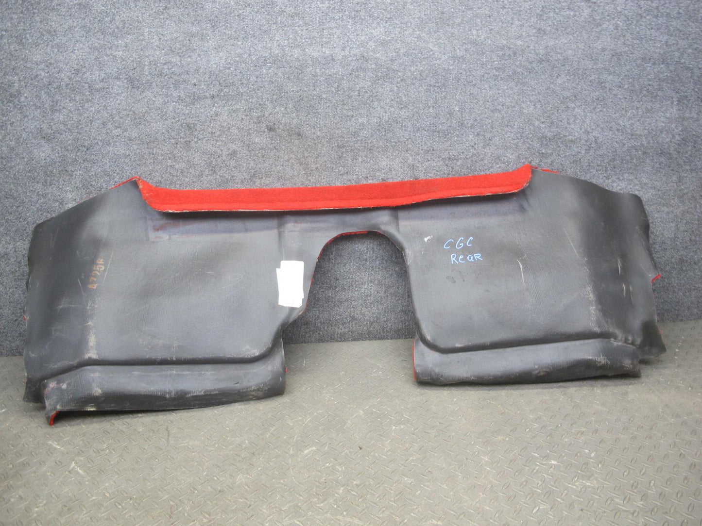 90-93 Chevrolet Corvette C4 Carpet Floor MAT Center Console Cover Set RED OEM