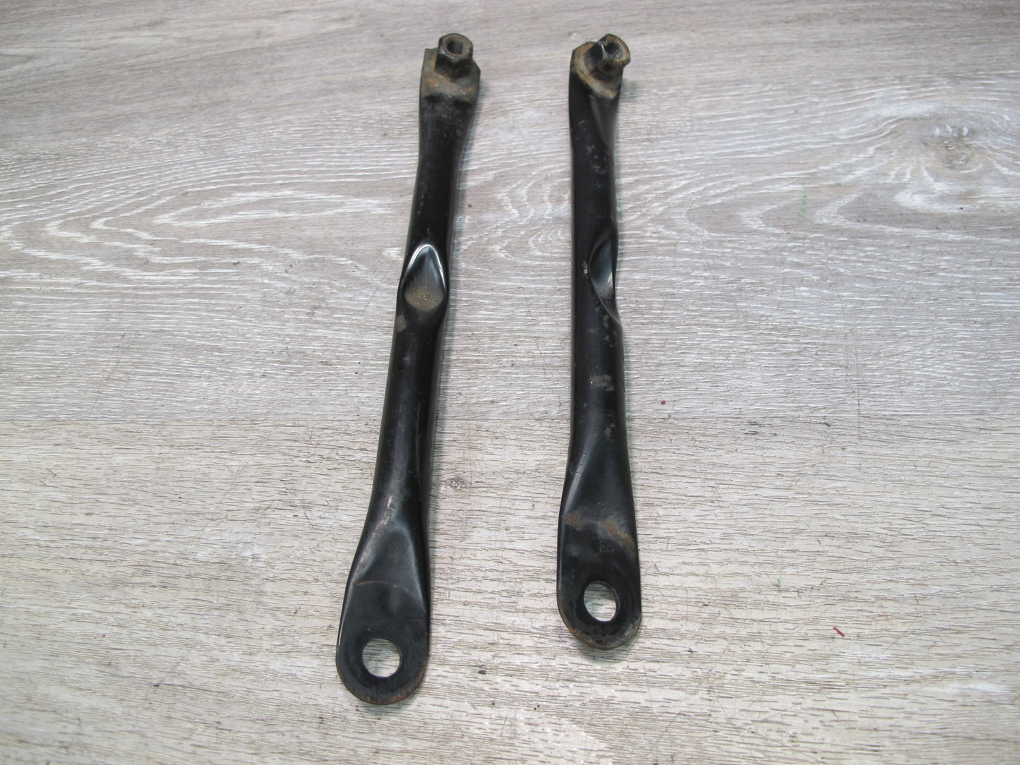 91-95 Toyota MR2 SW21L Front Left & Right Lower Chassis Cancer Brace Bar Set OEM