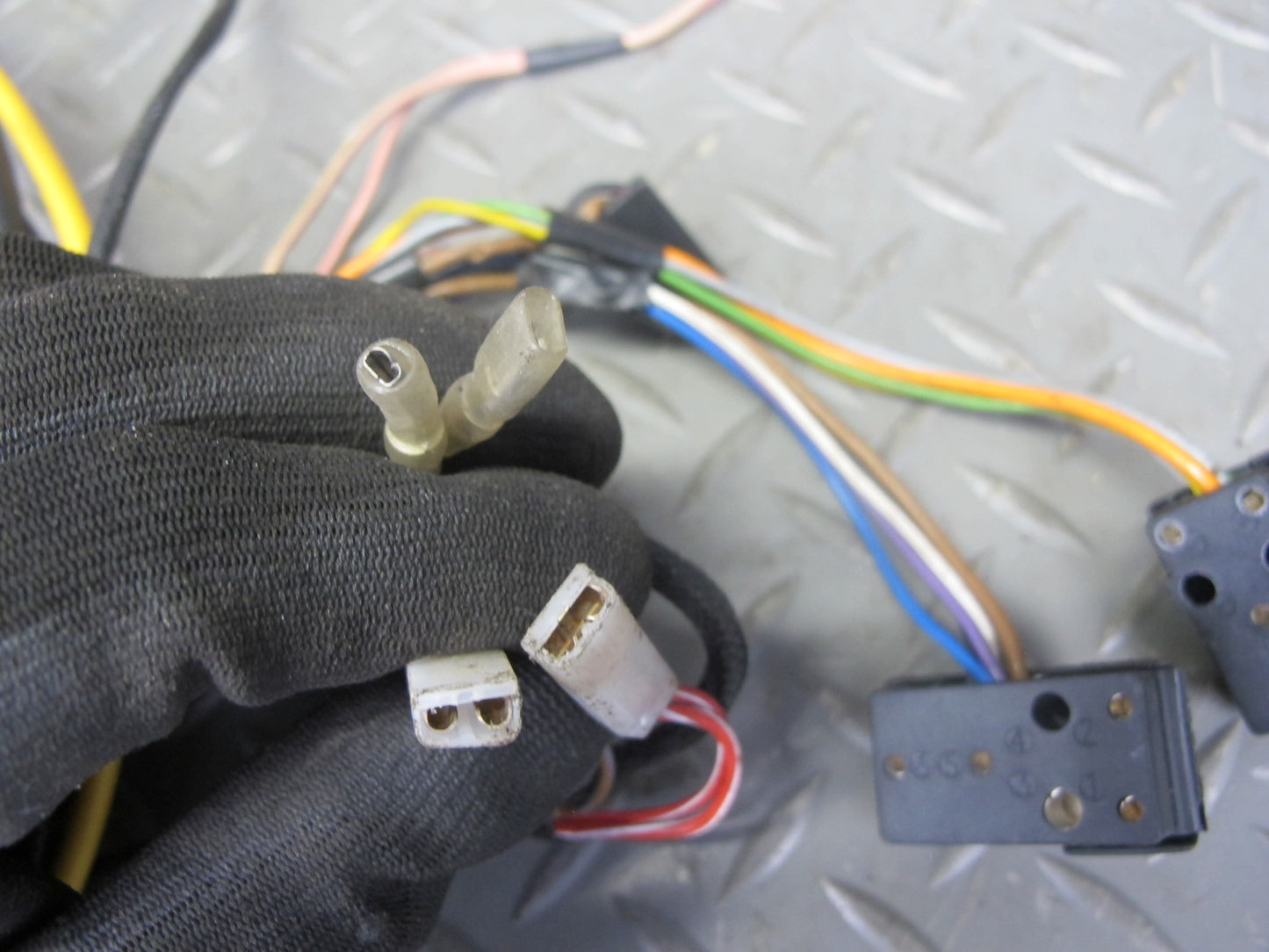 86-91 Mercedes W126 Set of 4 Front & Rear Door Wire Wiring Harness OEM