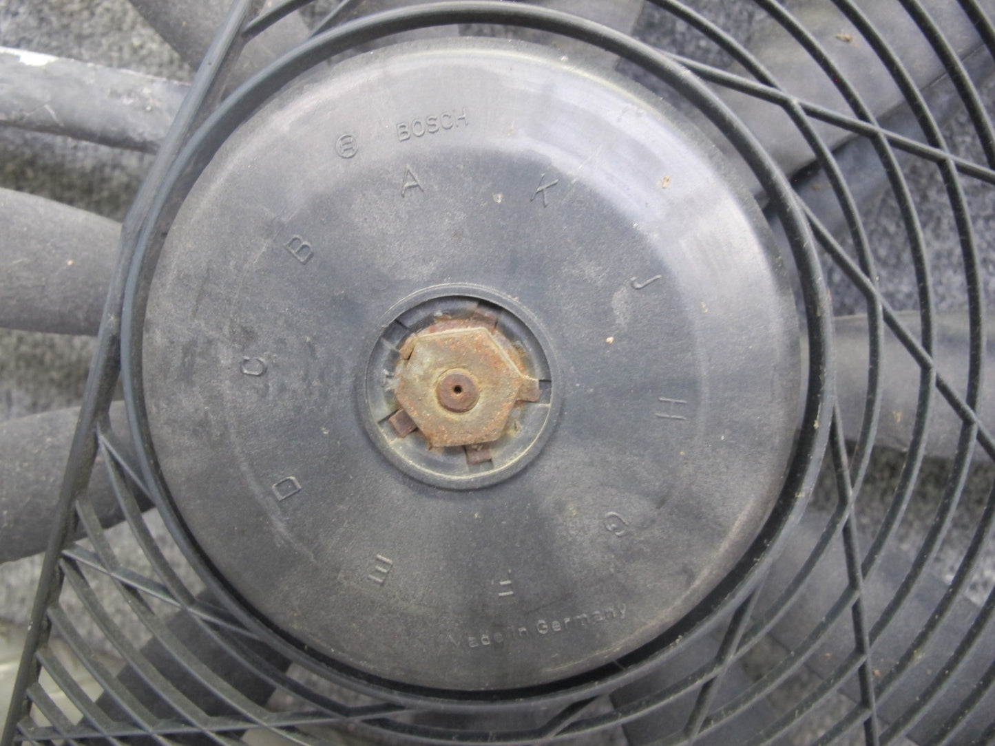 86-91 Mercedes W126 Engine Cooling Fan Motor OEM