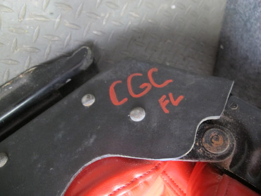 92-93 Chevrolet Corvette C4 Set of 2 Power Seat Leather Torch RED OEM