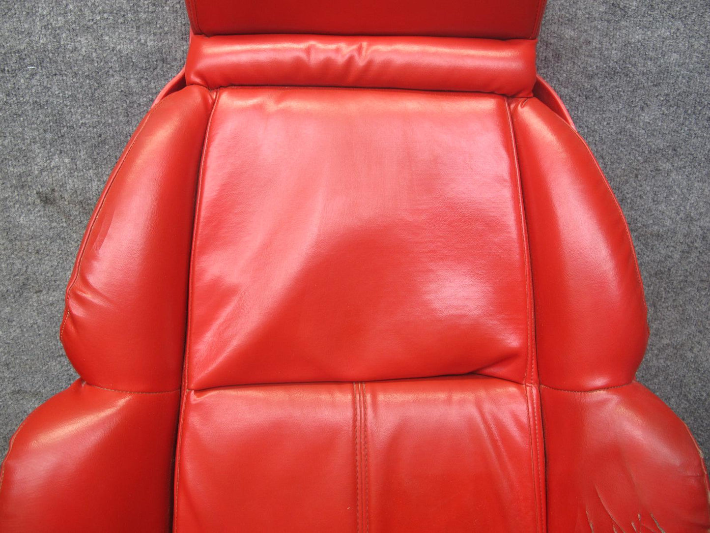92-93 Chevrolet Corvette C4 Set of 2 Power Seat Leather Torch RED OEM