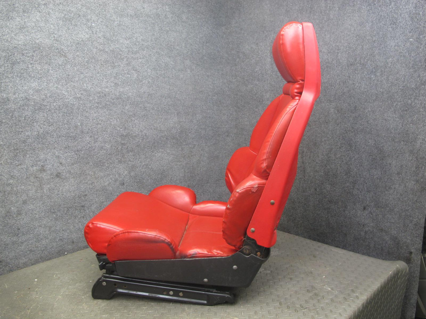 92-93 Chevrolet Corvette C4 Set of 2 Power Seat Leather Torch RED OEM