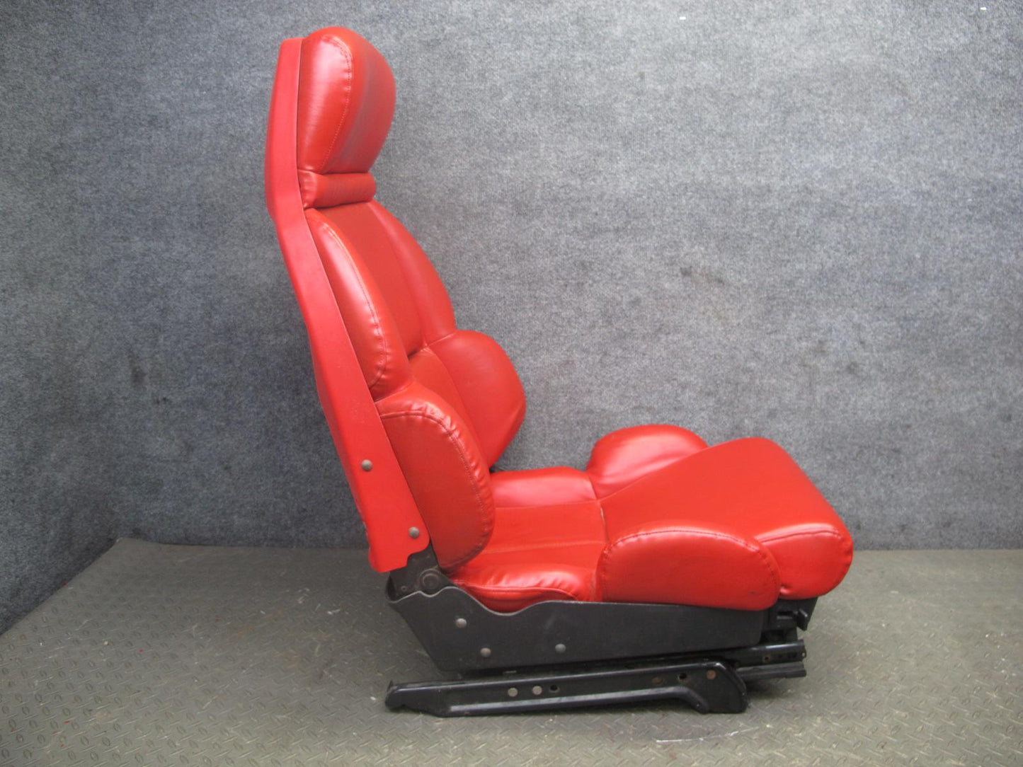 92-93 Chevrolet Corvette C4 Set of 2 Power Seat Leather Torch RED OEM