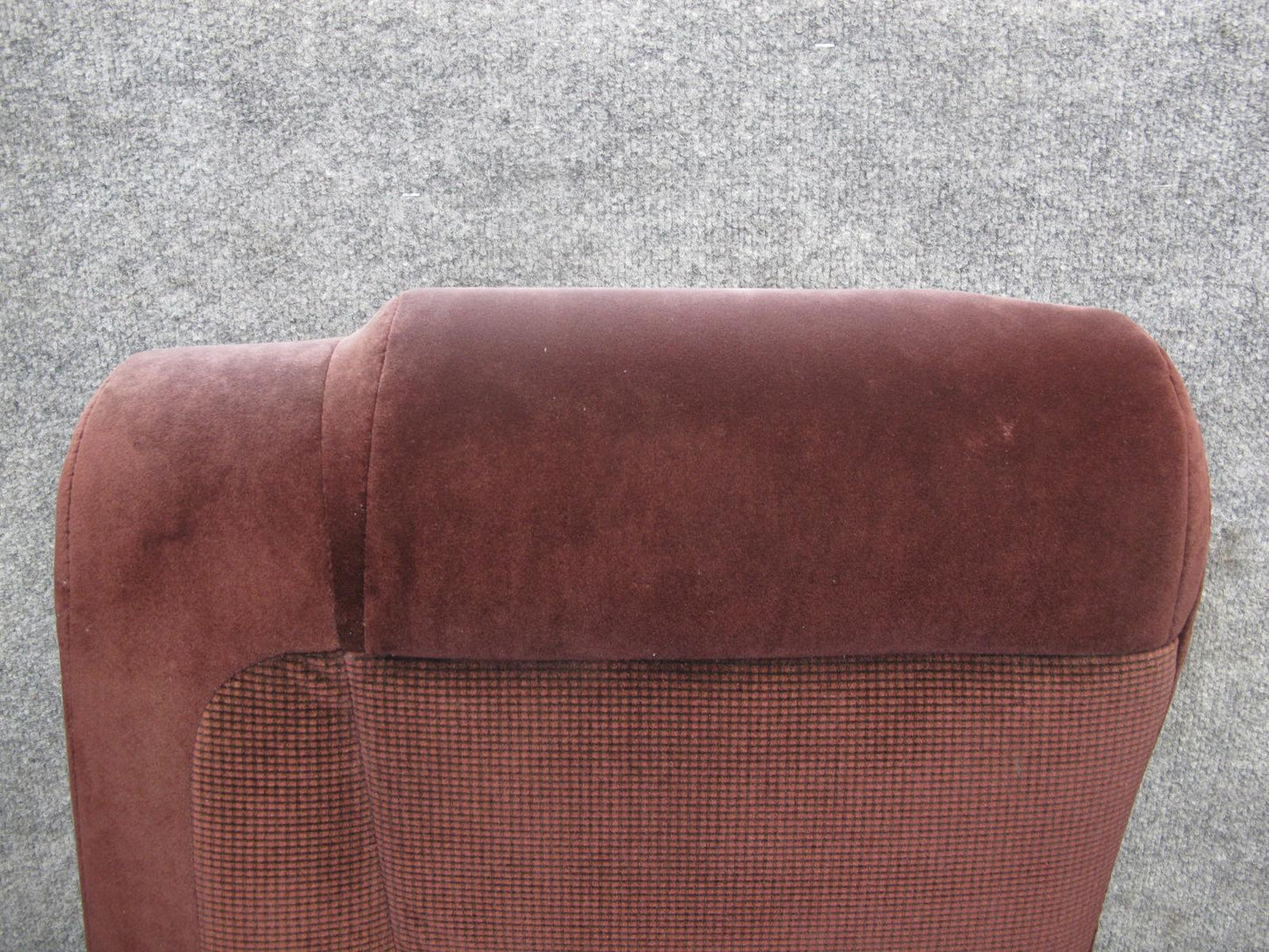 86-88 Toyota Supra MK3 Rear Left & Right Cloth Seat Upper Cushion Set Maroon OEM