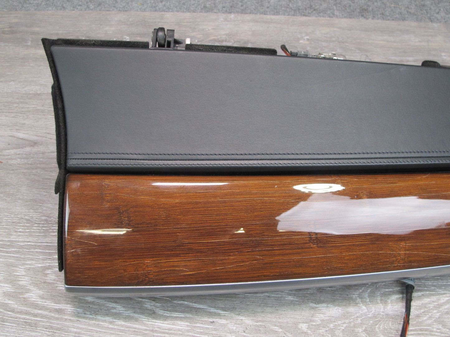 2010-2014 BMW E70 E71 E72 X5 X6 Interior Glove Box Storage Compartment Wood