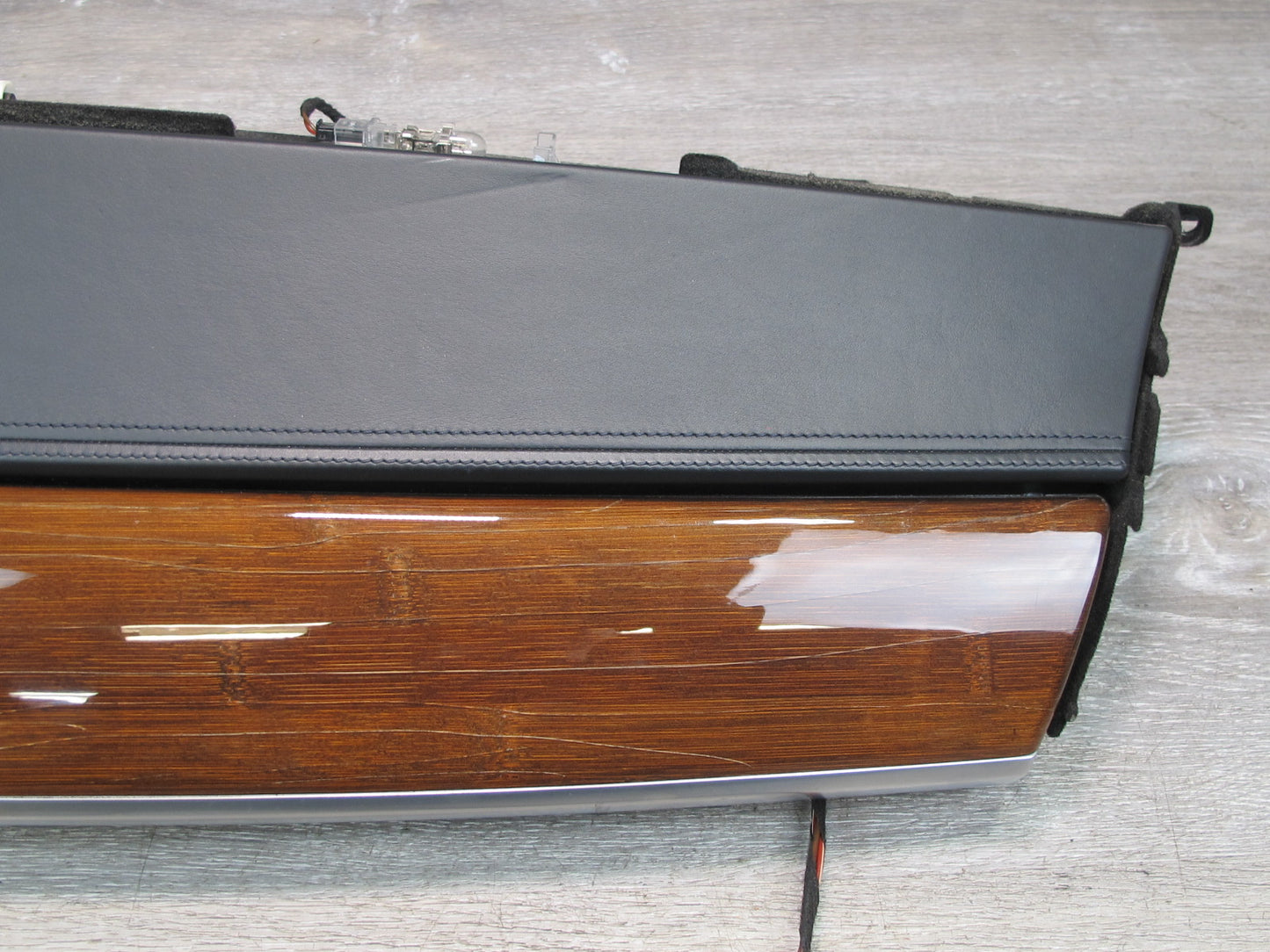2010-2014 BMW E70 E71 E72 X5 X6 Interior Glove Box Storage Compartment Wood