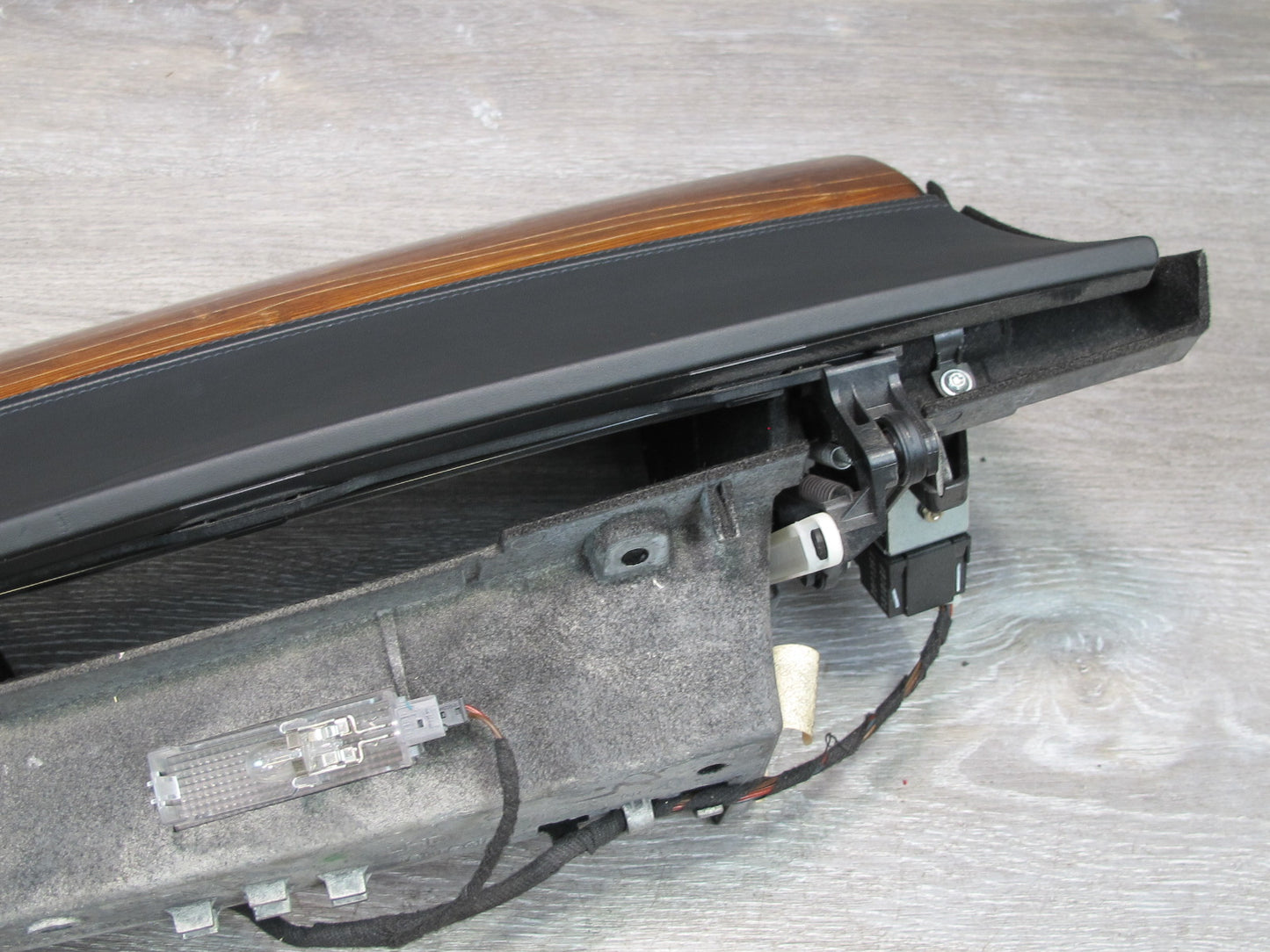 2010-2014 BMW E70 E71 E72 X5 X6 Interior Glove Box Storage Compartment Wood