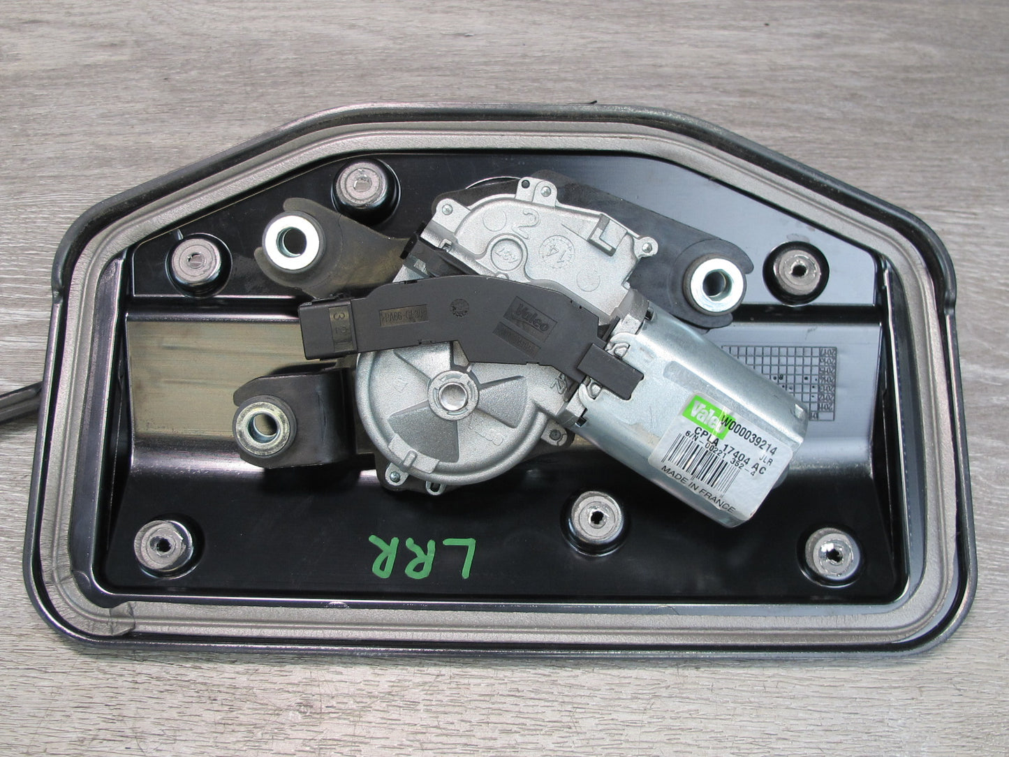 2013-2022 Land Range Rover L405 Rear Trunk Tailgate Wiper Arm Motor Plate Set