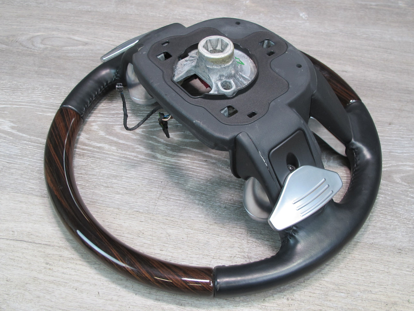 2013-2022 Land Range Rover L405 Leather Wood Steering w Controls & Paddles