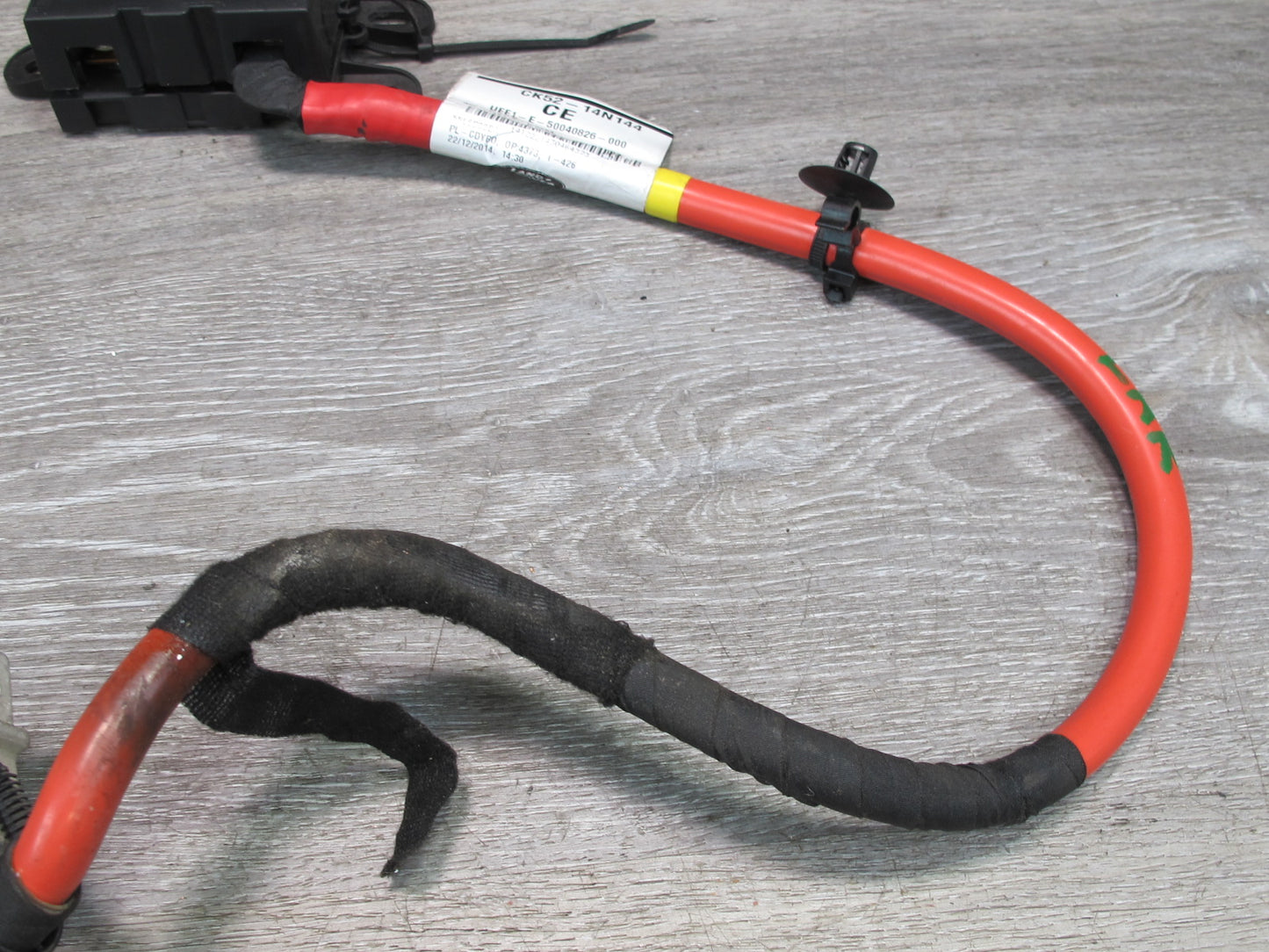 2013-2017 Range Rover L405 Battery Terminal Positive Cable w Fuse CK52-14N144-CE
