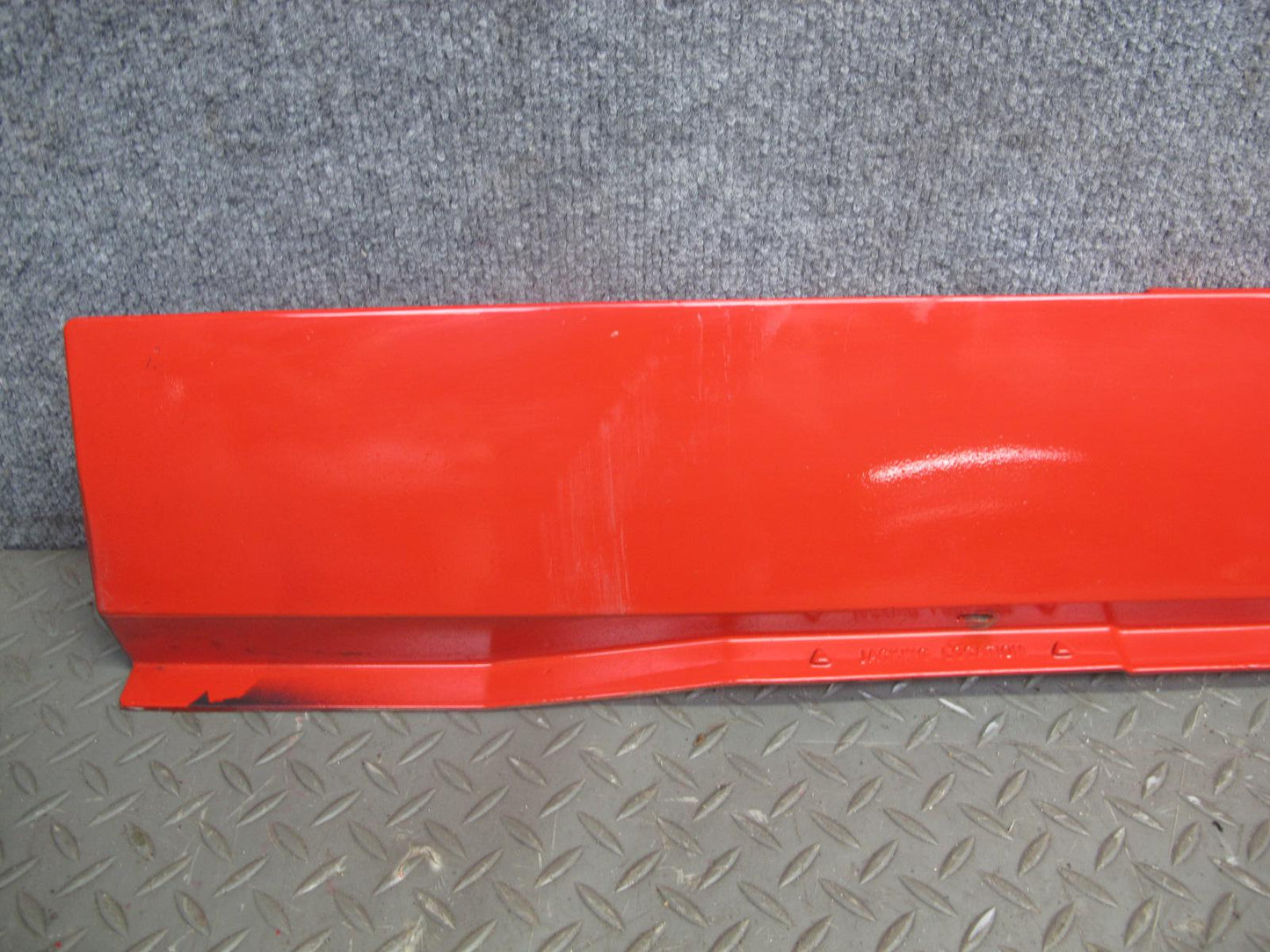 84-96 Chevrolet Corvette C4 Right Side Skirt Rocker Panel Torch RED OEM