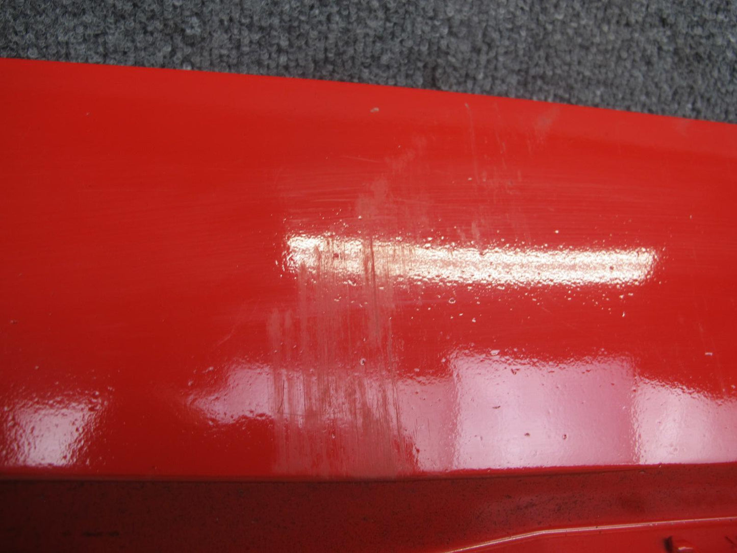84-96 Chevrolet Corvette C4 Right Side Skirt Rocker Panel Torch RED OEM