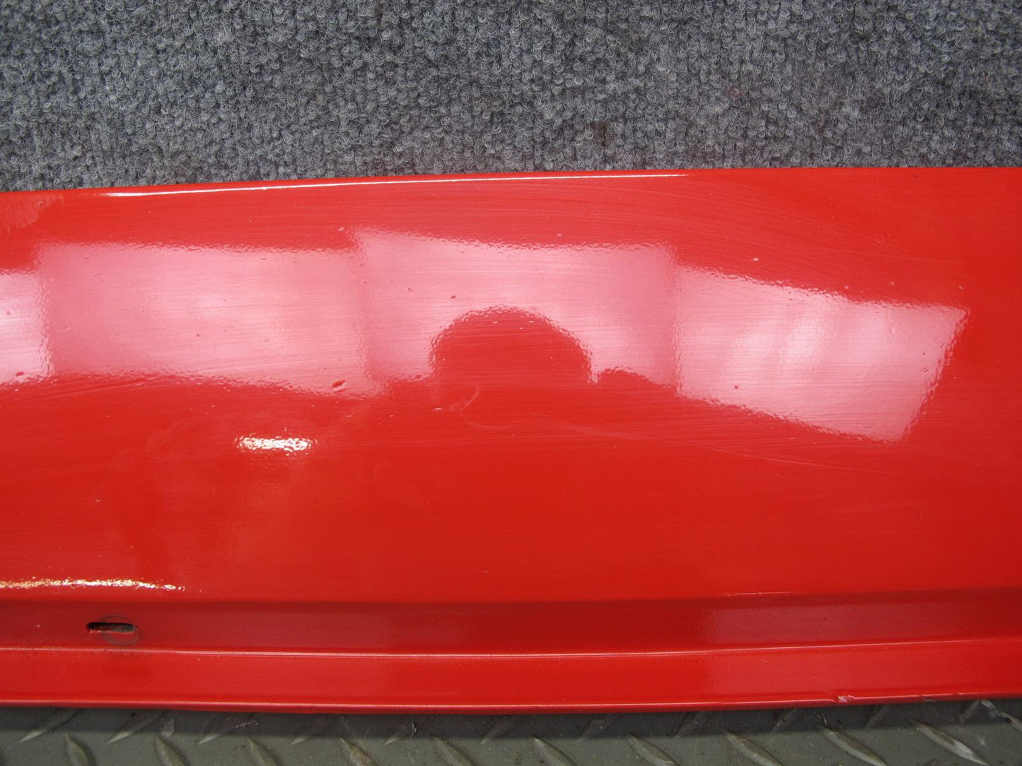 84-96 Chevrolet Corvette C4 Right Side Skirt Rocker Panel Torch RED OEM