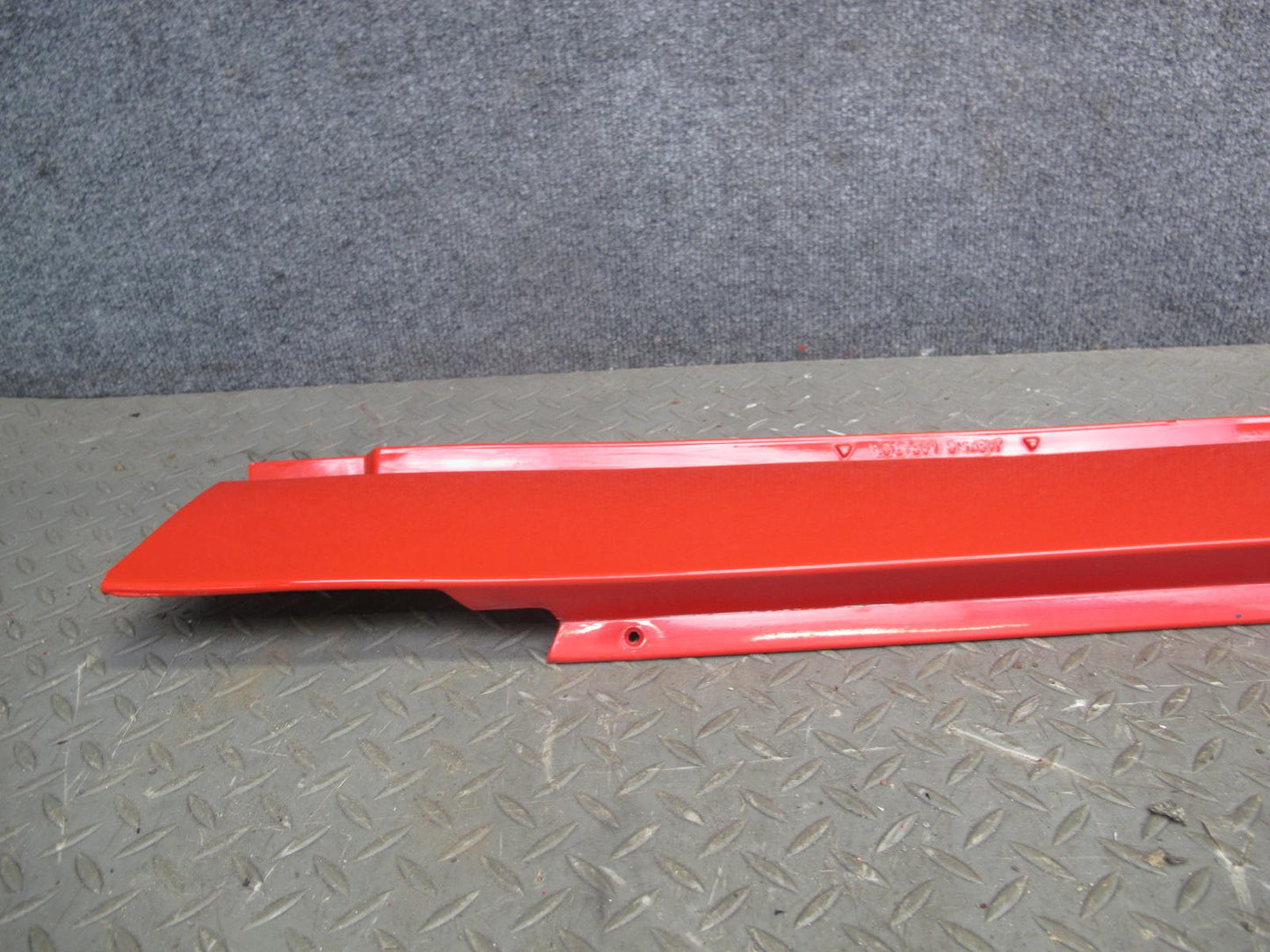 84-96 Chevrolet Corvette C4 Right Side Skirt Rocker Panel Torch RED OEM