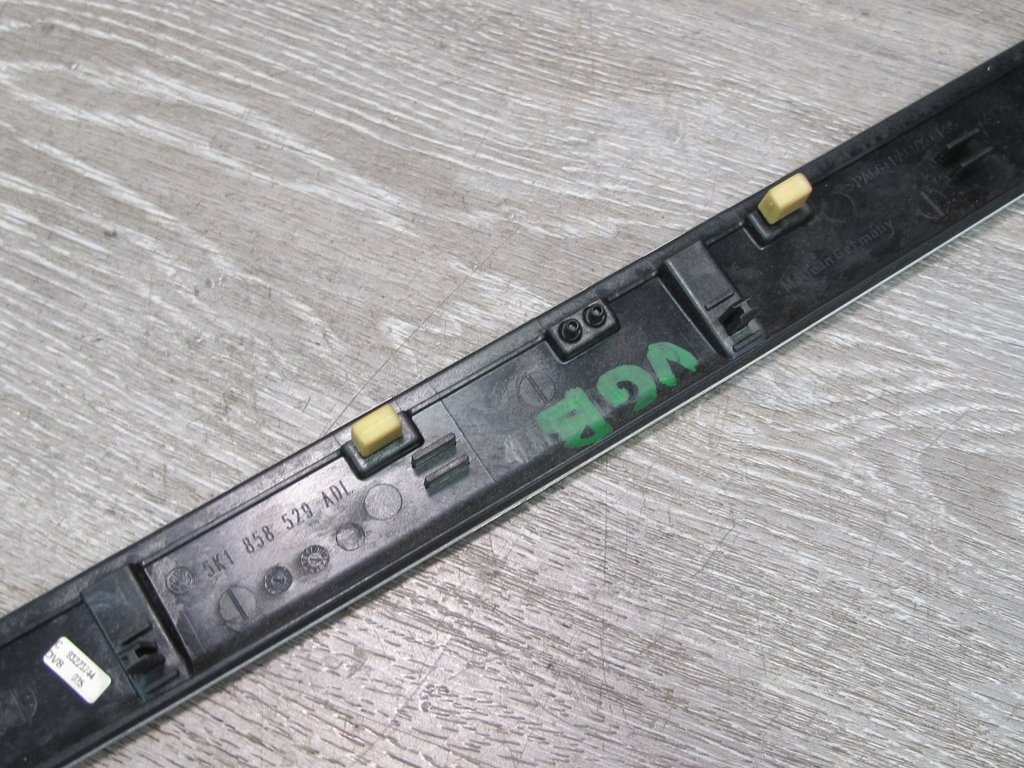 12-13 VW Golf R MK6 Set of 3 Front Dash Dashboard Trim Panel Cover Aluminum OEM